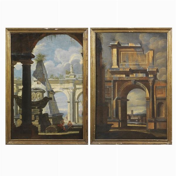 Scuola romana, secolo XVIII  - Asta INTERNATIONAL FINE ART - Associazione Nazionale - Case d'Asta italiane