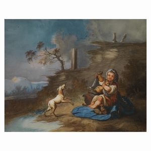 Scuola veneta secolo XVIII  - Asta INTERNATIONAL FINE ART - Associazione Nazionale - Case d'Asta italiane