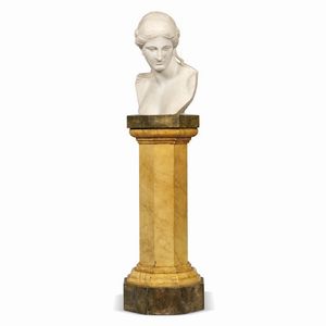 BUSTO, SECOLO XIX  - Asta INTERNATIONAL FINE ART - Associazione Nazionale - Case d'Asta italiane