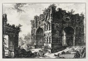 GIOVANNI BATTISTA PIRANESI - Tempio detto volgarm.te di Giano.