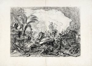 GIOVANNI BATTISTA PIRANESI - L'arco trionfale.