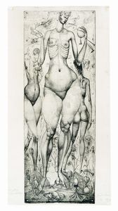 ERNST FUCHS - Lotto composto di 2 incisioni.