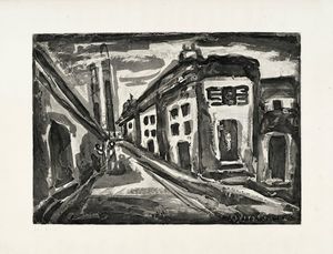 GEORGES ROUAULT - Rue des solitaires.