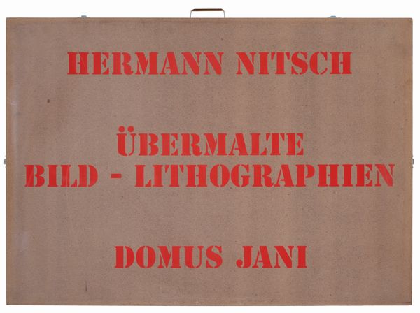 Hermann Nitsch : Uebermalte Bild Lithographien  - Asta Arte moderna e contemporanea - Dipinti del XIX e XX secolo - Associazione Nazionale - Case d'Asta italiane