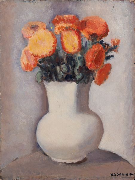 GUIDO CADORIN : Vaso di fiori  - Asta Arte moderna e contemporanea - Dipinti del XIX e XX secolo - Associazione Nazionale - Case d'Asta italiane