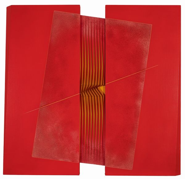 ALBERTO  BIASI : Vedo rosso  - Asta Arte moderna e contemporanea - Dipinti del XIX e XX secolo - Associazione Nazionale - Case d'Asta italiane