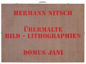 Hermann Nitsch - Uebermalte Bild Lithographien