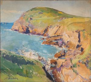 JEAN FRANCK BAUDOIN - Punto di Etretat in Normandia