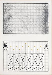 ALDO MONDINO : Cancello  - Asta Arte moderna e contemporanea - Dipinti del XIX e XX secolo - Associazione Nazionale - Case d'Asta italiane