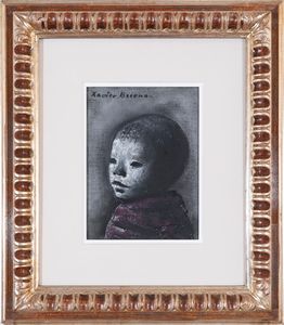 Xavier Bueno : Bambino  - Asta Arte moderna e contemporanea - Dipinti del XIX e XX secolo - Associazione Nazionale - Case d'Asta italiane
