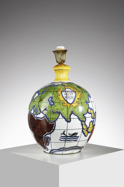 CERAMICHE ZACCAGNINI : Vaso montato a lampada  - Asta Asta 451 | DESIGN E ARTI DECORATIVE DEL NOVECENTO - CERAMICHE e VETRI Online - Associazione Nazionale - Case d'Asta italiane