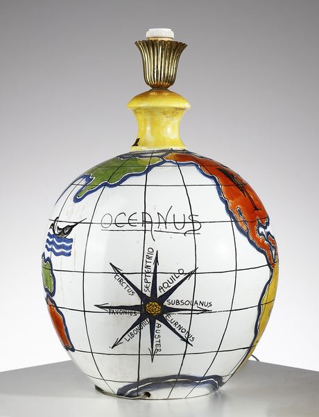 CERAMICHE ZACCAGNINI : Vaso montato a lampada  - Asta Asta 451 | DESIGN E ARTI DECORATIVE DEL NOVECENTO - CERAMICHE e VETRI Online - Associazione Nazionale - Case d'Asta italiane