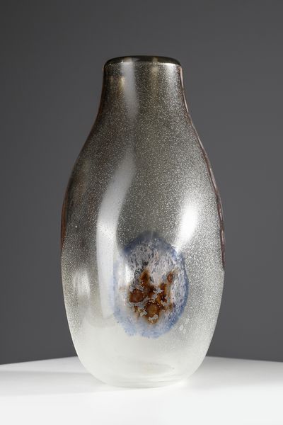 BARBINI : Vaso piriforme a sezione schiacciata, Murano  - Asta Asta 451 | DESIGN E ARTI DECORATIVE DEL NOVECENTO - CERAMICHE e VETRI Online - Associazione Nazionale - Case d'Asta italiane