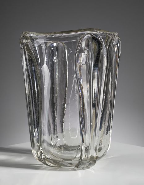 BAROVIER ERCOLE (1889 - 1974) : Vaso a sezione quadrata decorato da applicazioni ai quattro lati per Ferro Toso Barovier, Murano  - Asta Asta 451 | DESIGN E ARTI DECORATIVE DEL NOVECENTO - CERAMICHE e VETRI Online - Associazione Nazionale - Case d'Asta italiane