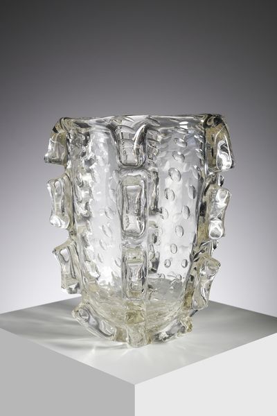 BAROVIER ERCOLE (1889 - 1974) : Vaso della serie Segmentati per Barovier & Toso, Murano  - Asta Asta 451 | DESIGN E ARTI DECORATIVE DEL NOVECENTO - CERAMICHE e VETRI Online - Associazione Nazionale - Case d'Asta italiane