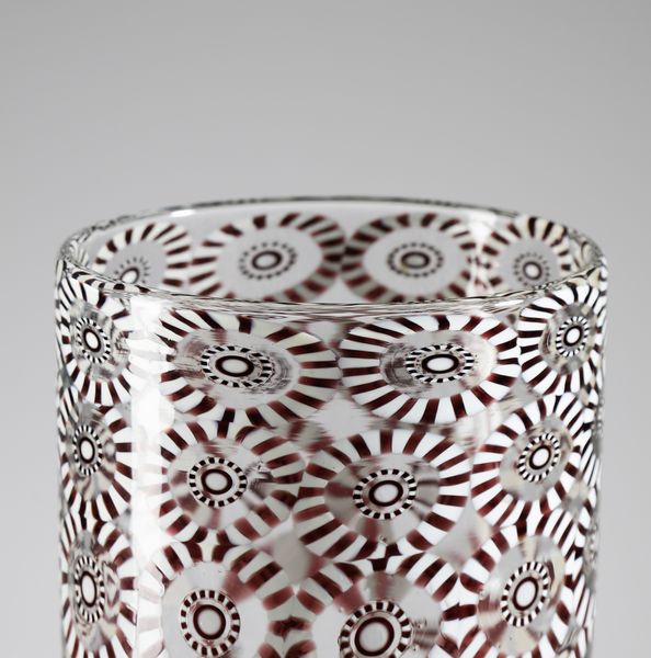 FORMENTELLO MARIO : Vaso cilindrico, Murano  - Asta Asta 451 | DESIGN E ARTI DECORATIVE DEL NOVECENTO - CERAMICHE e VETRI Online - Associazione Nazionale - Case d'Asta italiane