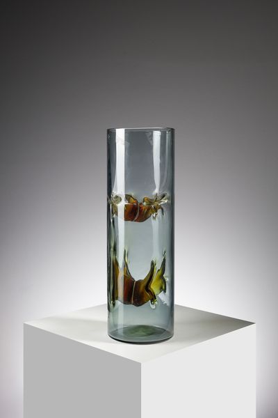 ZUCCHERI TONI (1937 - 2008) : Vaso cilindrico della serie Membrane per VeArt, Murano  - Asta Asta 451 | DESIGN E ARTI DECORATIVE DEL NOVECENTO - CERAMICHE e VETRI Online - Associazione Nazionale - Case d'Asta italiane