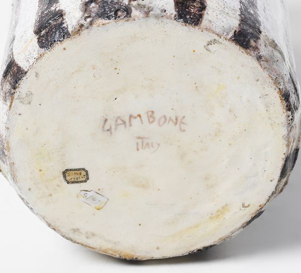 GAMBONE GUIDO (1909 - 1969) : Portombrelli  - Asta Asta 451 | DESIGN E ARTI DECORATIVE DEL NOVECENTO - CERAMICHE e VETRI Online - Associazione Nazionale - Case d'Asta italiane