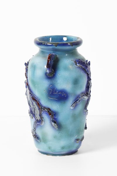 GHERSI UMBERTO  (1913 - 1993) : Vaso biansato con decoro di cavallo a rilievo per Ceramiche San Giorgio, Albisola  - Asta Asta 451 | DESIGN E ARTI DECORATIVE DEL NOVECENTO - CERAMICHE e VETRI Online - Associazione Nazionale - Case d'Asta italiane