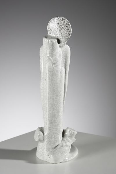 MANIFATTURA DI LENCI (1919 - 1964) : Figura di santo a tutto tondo, Torino  - Asta Asta 451 | DESIGN E ARTI DECORATIVE DEL NOVECENTO - CERAMICHE e VETRI Online - Associazione Nazionale - Case d'Asta italiane