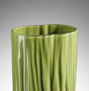 NASON CARLO (n. 1935) : Vaso portafiori S 463 per AV Mazzega, Murano  - Asta Asta 451 | DESIGN E ARTI DECORATIVE DEL NOVECENTO - CERAMICHE e VETRI Online - Associazione Nazionale - Case d'Asta italiane