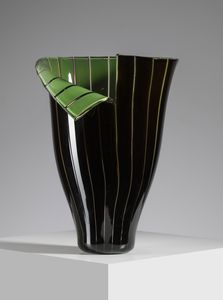 ZUCCHERI TONI (1937 - 2008) : Vaso della serie Spacchi per Barovier & Toso, Murano  - Asta Asta 451 | DESIGN E ARTI DECORATIVE DEL NOVECENTO - CERAMICHE e VETRI Online - Associazione Nazionale - Case d'Asta italiane