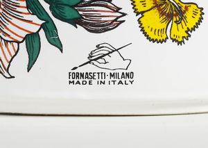 FORNASETTI PIERO (1913 - 1988) : Gatto accovacciato fiorato Scultura a tutto tondo, Milano  - Asta Asta 451 | DESIGN E ARTI DECORATIVE DEL NOVECENTO - CERAMICHE e VETRI Online - Associazione Nazionale - Case d'Asta italiane