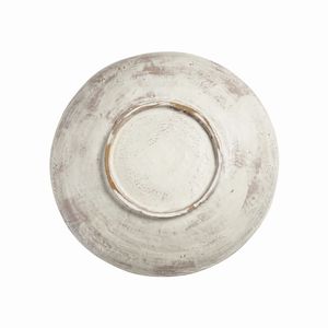 MELI SALVATORE (1929 - 2011) : Grande centrotavola decorata con volto maschile  - Asta Asta 451 | DESIGN E ARTI DECORATIVE DEL NOVECENTO - CERAMICHE e VETRI Online - Associazione Nazionale - Case d'Asta italiane