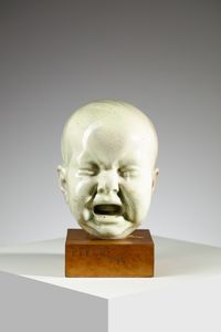 PITER RICCARDO (1899 - 1976) : Testa di bambino Scultura  - Asta Asta 451 | DESIGN E ARTI DECORATIVE DEL NOVECENTO - CERAMICHE e VETRI Online - Associazione Nazionale - Case d'Asta italiane