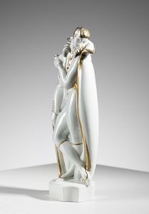 PONTI GIO (1891 - 1979) : Il Poeta Scultura a tutto tondo per Richard-Ginori, Pittoria di Doccia  - Asta Asta 451 | DESIGN E ARTI DECORATIVE DEL NOVECENTO - CERAMICHE e VETRI Online - Associazione Nazionale - Case d'Asta italiane