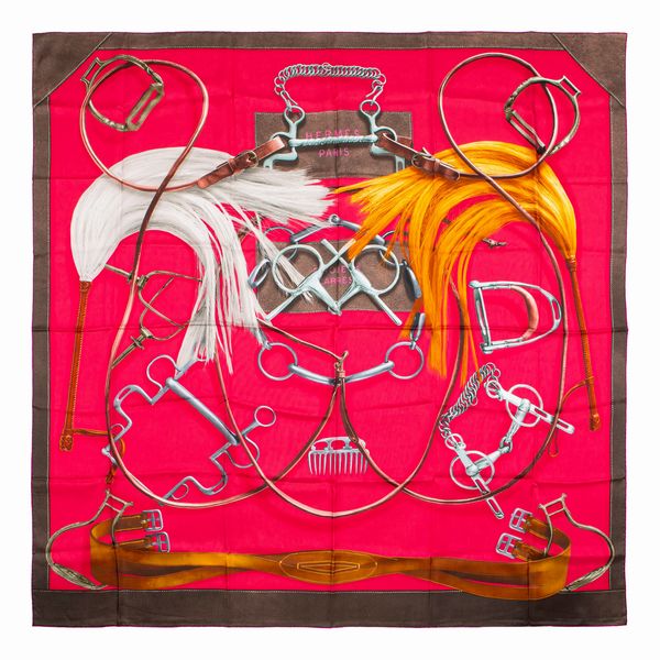 Hermès : Grand Foulard Projets Carrs  - Asta Luxury Fashion - Associazione Nazionale - Case d'Asta italiane