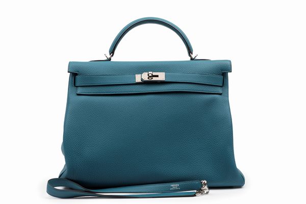 Hermès : Borsa Kelly Retourne 40 cm  - Asta Luxury Fashion - Associazione Nazionale - Case d'Asta italiane