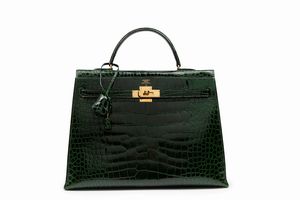 Hermès : Borsa Kelly Sellier 35 cm  - Asta Luxury Fashion - Associazione Nazionale - Case d'Asta italiane