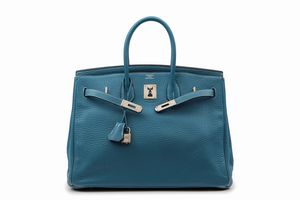 Hermès : Borsa Birkin 35 cm  - Asta Luxury Fashion - Associazione Nazionale - Case d'Asta italiane