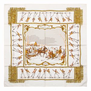 Hermès - Foulard Les Plaisirs Du Froid