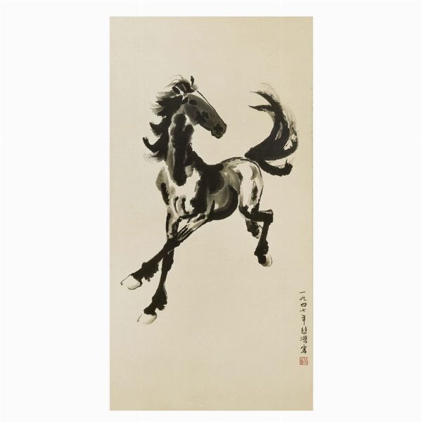 Xu Beihong 徐悲鸿 1895  1953  - Asta Arte Orientale 东方艺术 - Associazione Nazionale - Case d'Asta italiane