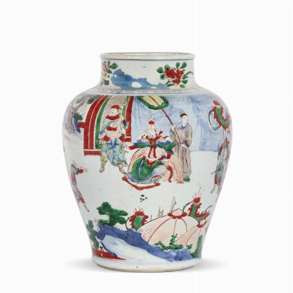 VASO, CINA, DINASTIA QING, SEC. XVII  - Asta Arte Orientale 东方艺术 - Associazione Nazionale - Case d'Asta italiane