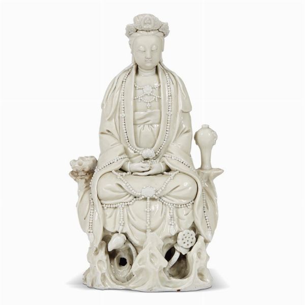 GUANYIN, CINA, DINASTIA QING, SEC. XVIII  - Asta Arte Orientale 东方艺术 - Associazione Nazionale - Case d'Asta italiane