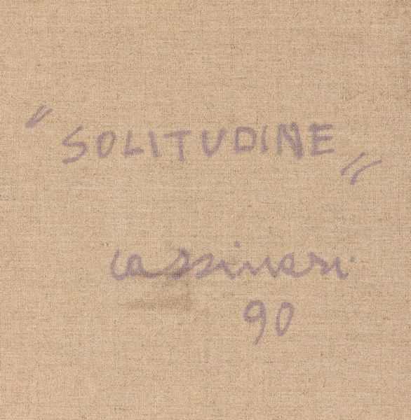 Bruno Cassinari : Solitudine  - Asta Arte Moderna e Contemporanea - Associazione Nazionale - Case d'Asta italiane