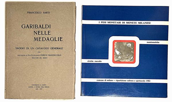 Lotto di due libri.  - Asta Numismatica - Associazione Nazionale - Case d'Asta italiane