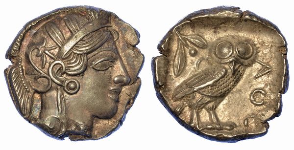 ATTICA  - ATENE. Tetradracma, 479-393 a.C.  - Asta Numismatica - Associazione Nazionale - Case d'Asta italiane