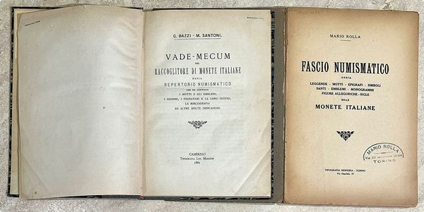 Lotto di due volumi.  - Asta Numismatica - Associazione Nazionale - Case d'Asta italiane