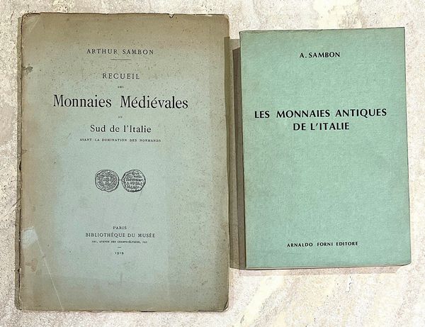 Lotto di due libri. SAMBON A.  - Asta Numismatica - Associazione Nazionale - Case d'Asta italiane