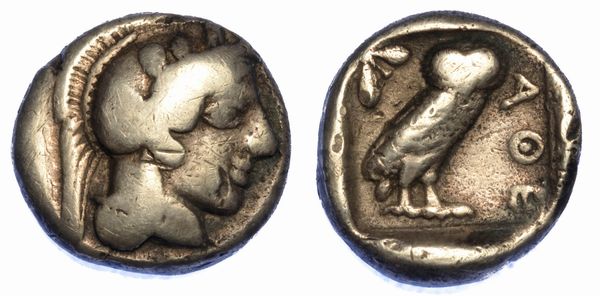 ATTICA - ATENE. Dracma, anno 430 a.C.  - Asta Numismatica - Associazione Nazionale - Case d'Asta italiane