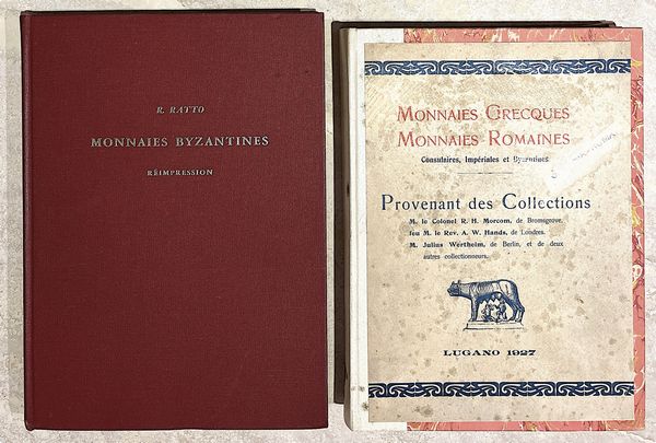 Lotto di due cataloghi. RATTO R.  - Asta Numismatica - Associazione Nazionale - Case d'Asta italiane