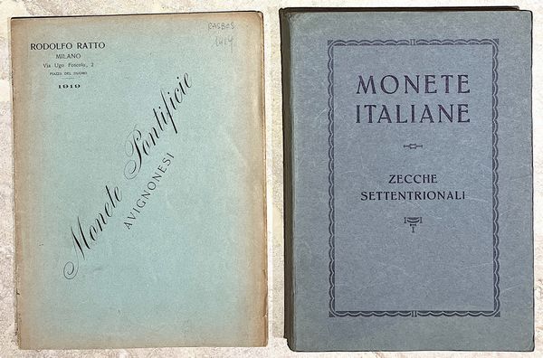 Lotto di due cataloghi. RATTO R.  - Asta Numismatica - Associazione Nazionale - Case d'Asta italiane