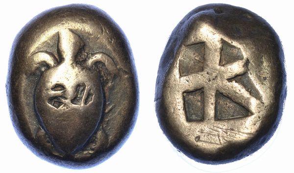 ISOLE AL LARGO DELL'ATTICA - EGINA. Statere, 480-457 a.C.  - Asta Numismatica - Associazione Nazionale - Case d'Asta italiane