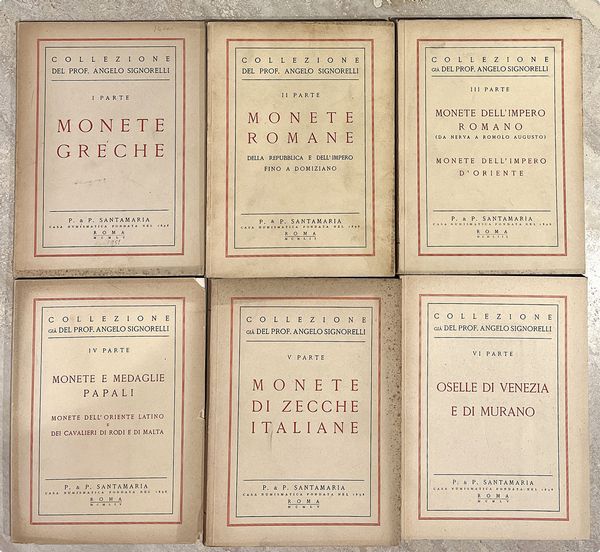 SANTAMARIA P. & P. COLLEZIONE A. SIGNORELLI.  - Asta Numismatica - Associazione Nazionale - Case d'Asta italiane