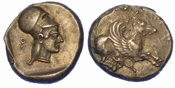 CORINZIA - CORINTO. Statere, 450 a.C. circa.  - Asta Numismatica - Associazione Nazionale - Case d'Asta italiane