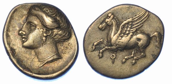 CORINZIA - CORINTO. Dracma, 345-307 a.C.  - Asta Numismatica - Associazione Nazionale - Case d'Asta italiane